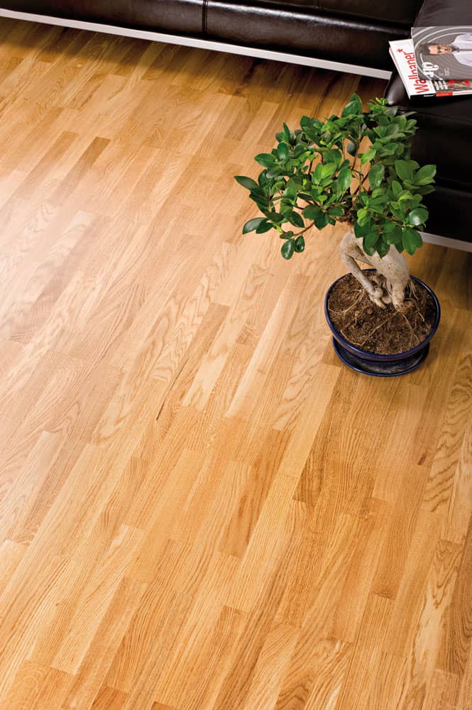 Longstrip Roble forte 4 lamas satinado